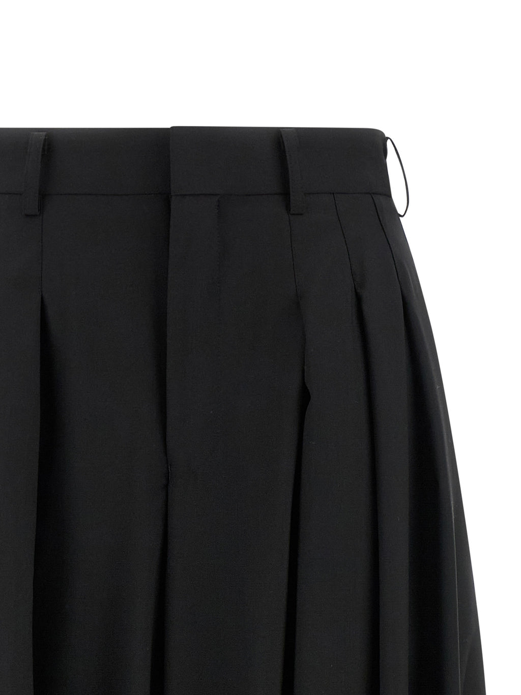 Comme Des Garçons Black Wool Pants