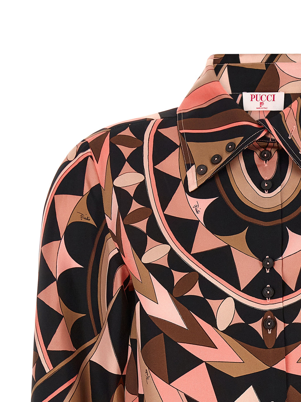 Emilio Pucci Multicolor Silk Blouse