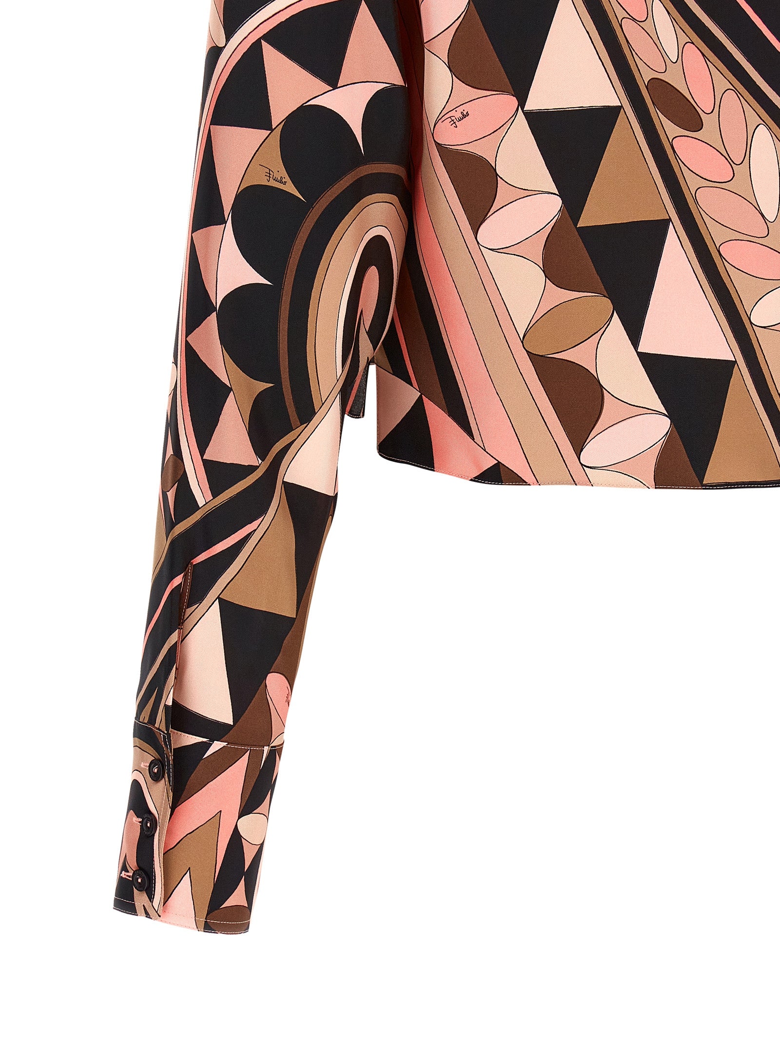 Emilio Pucci Multicolor Silk Blouse