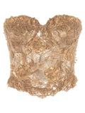 Ermanno Scervino Beige Cotton Tank Tops