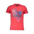 Cavalli Class Rosso Cotton Men's T-Shirt