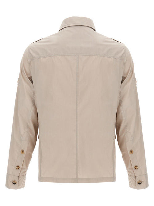 Brunello Cucinelli Beige Baumwolljacke in voller Länge