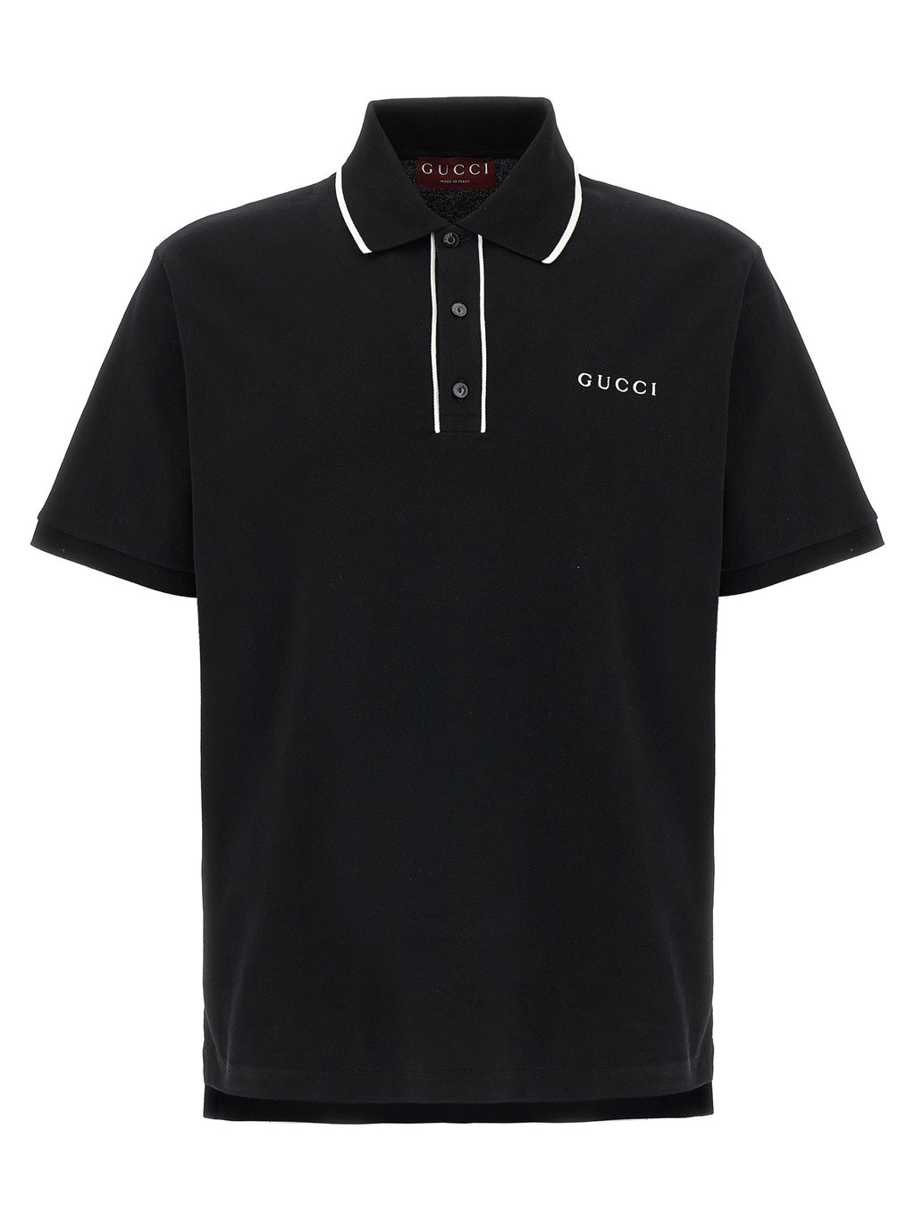 Gucci Bicolor Cotton Polo Shirt