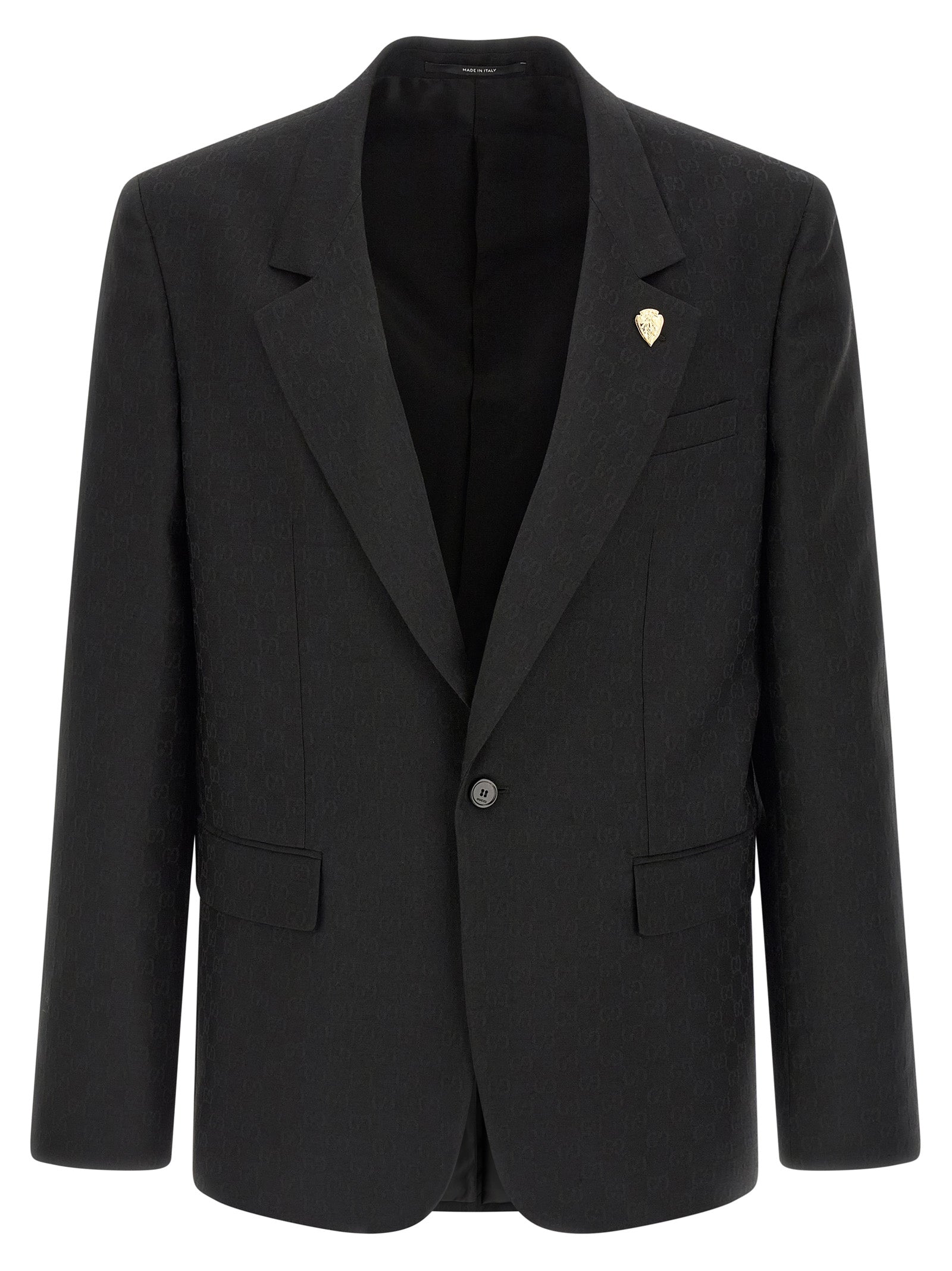 Gucci Black Polyester Blazer