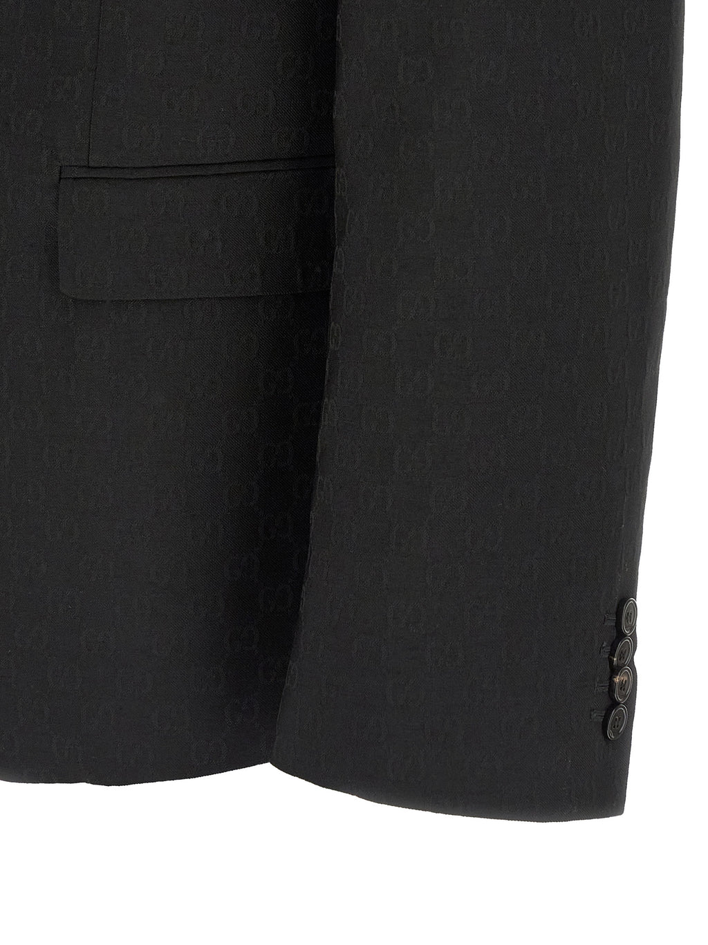 Gucci Black Polyester Blazer