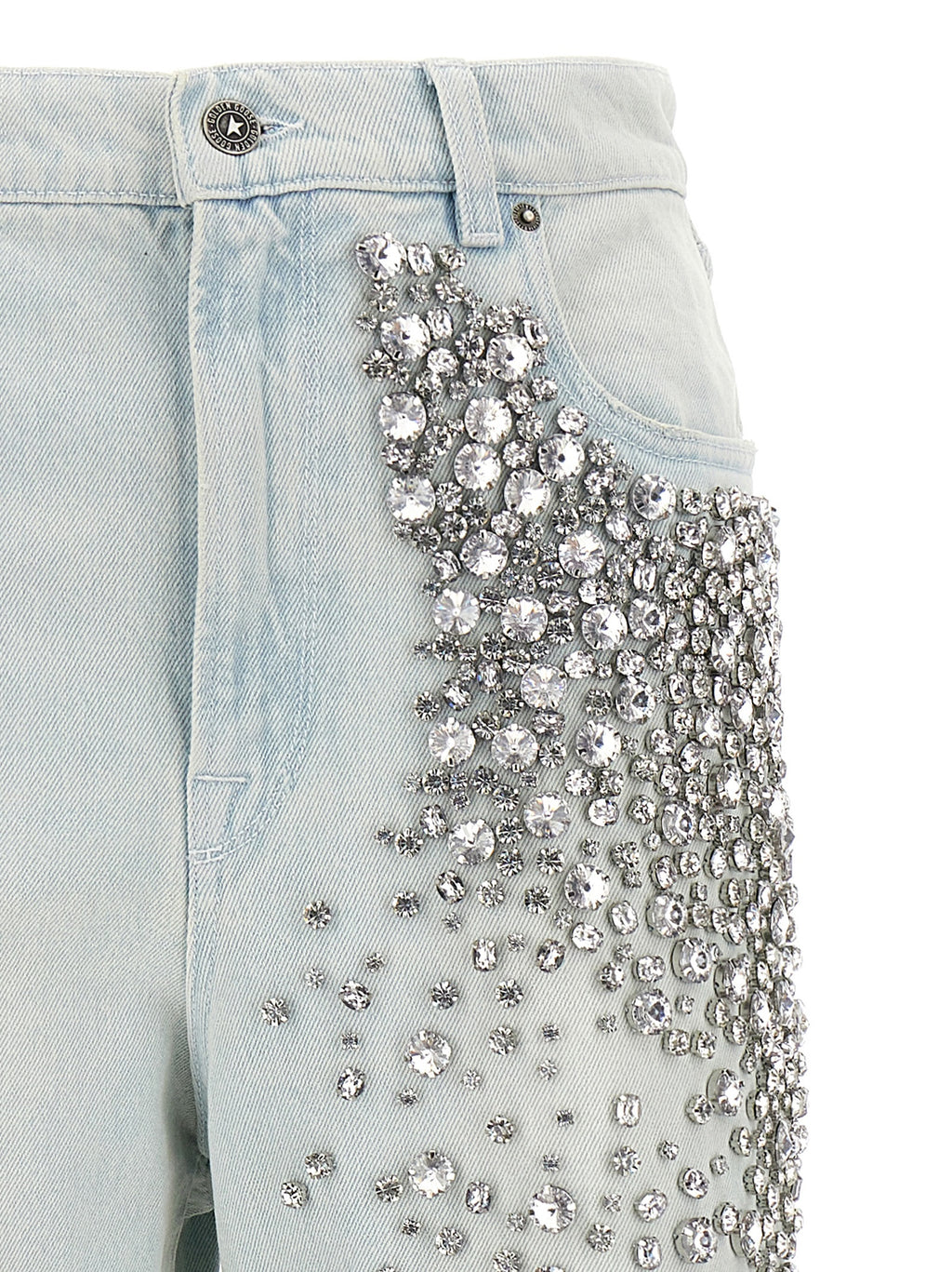 Golden Goose Blue Cotton Jeans Denim