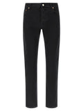 Gucci Black Cotton Straight-Leg Jeans