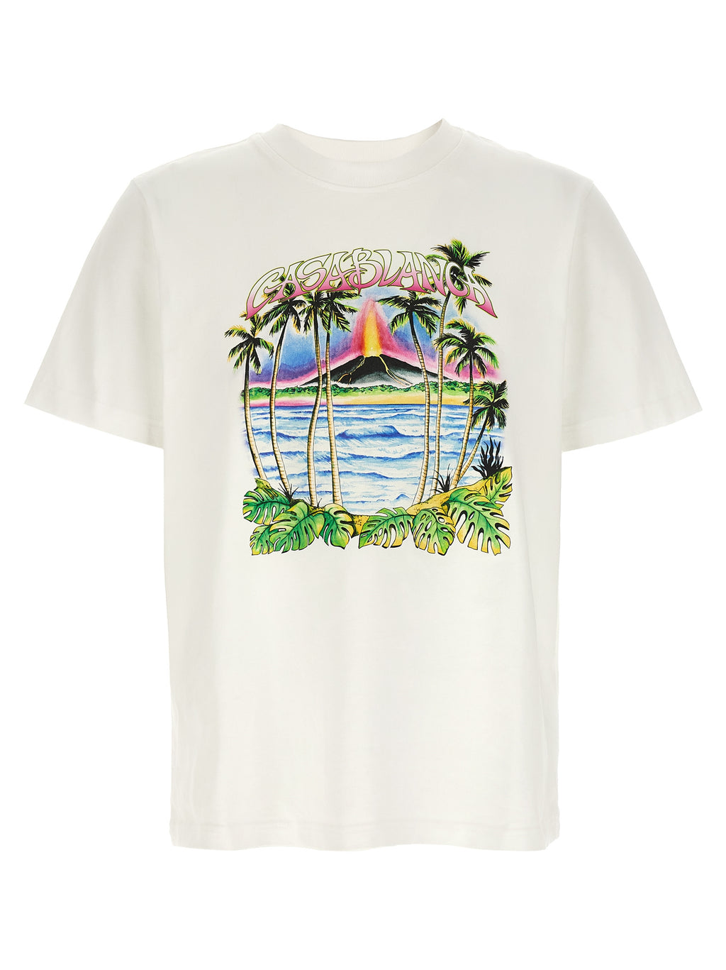 Casablanca White Organic Cotton T-Shirt