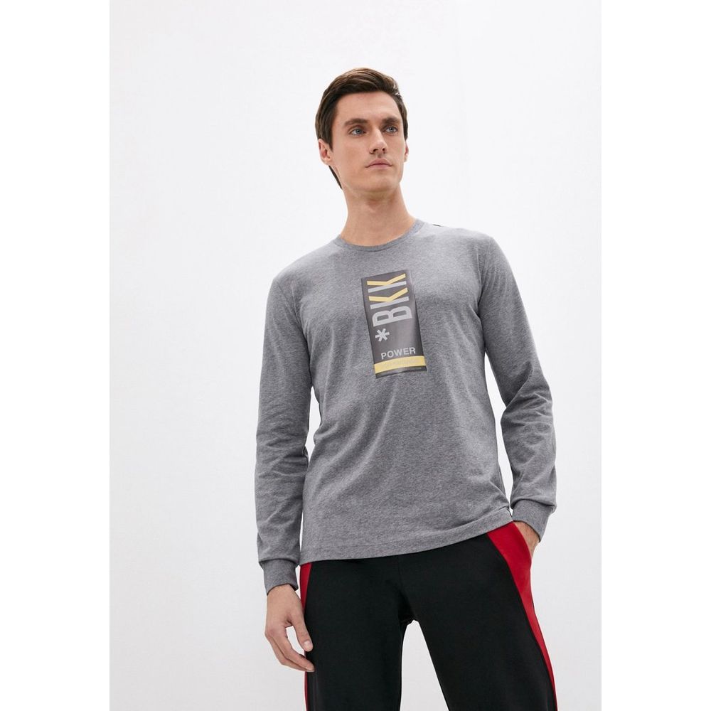 Bikkembergs Gray Cotton Sweatshirt