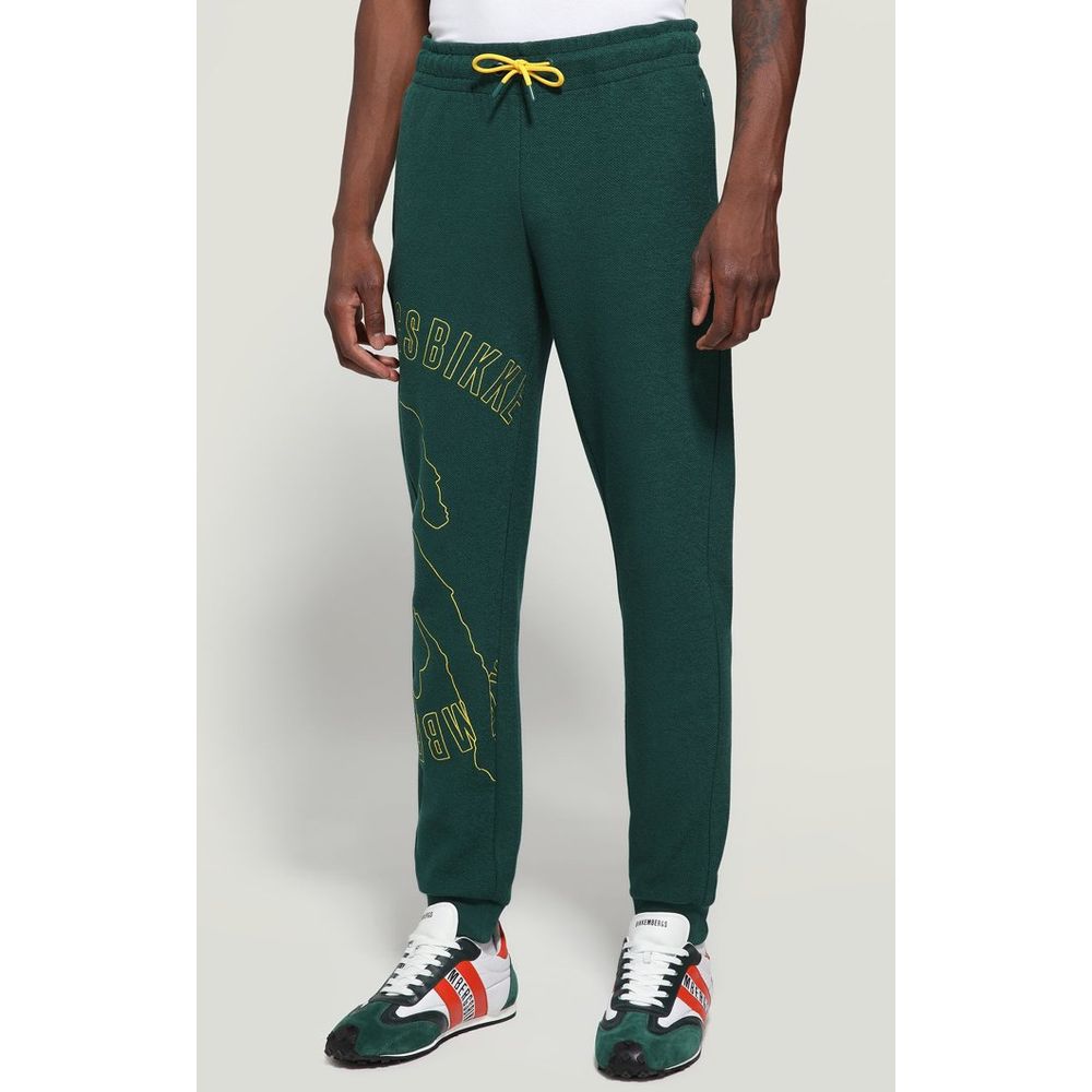 Bikkembergs Bicolor Cotton Joggers (Workout Pants)