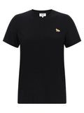 Maison Kitsuné Black Cotton T-Shirt