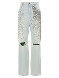 Golden Goose Blue Cotton Jeans Denim