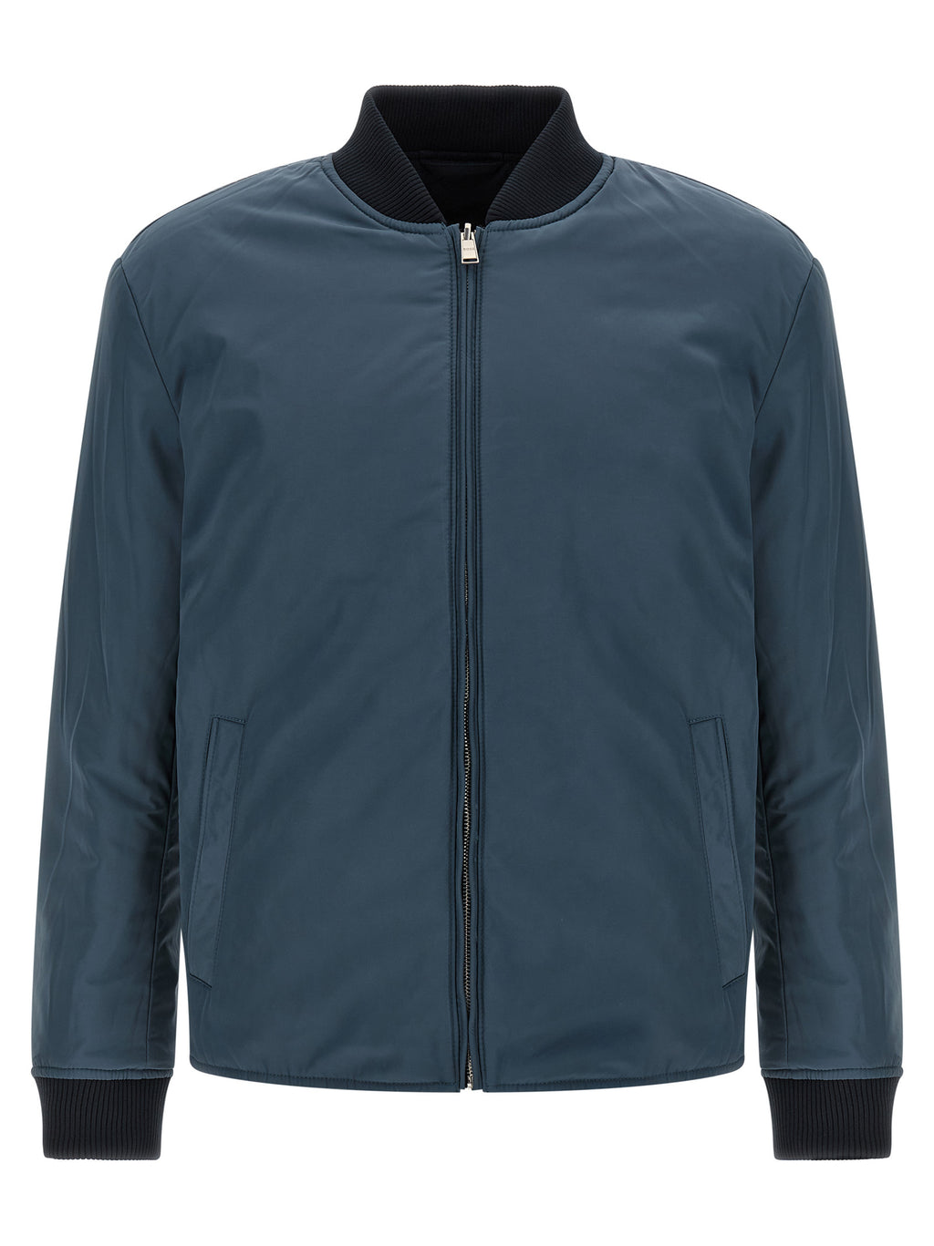 Hugo Boss Blue Polyester Shell Jacket