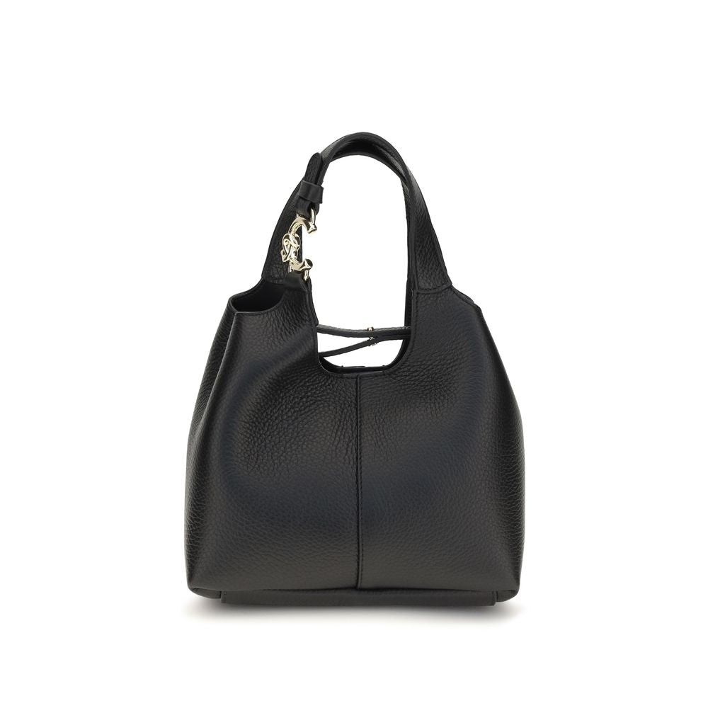 Coccinelle Black Calf Leather Bos Taurus Shoulder Bag