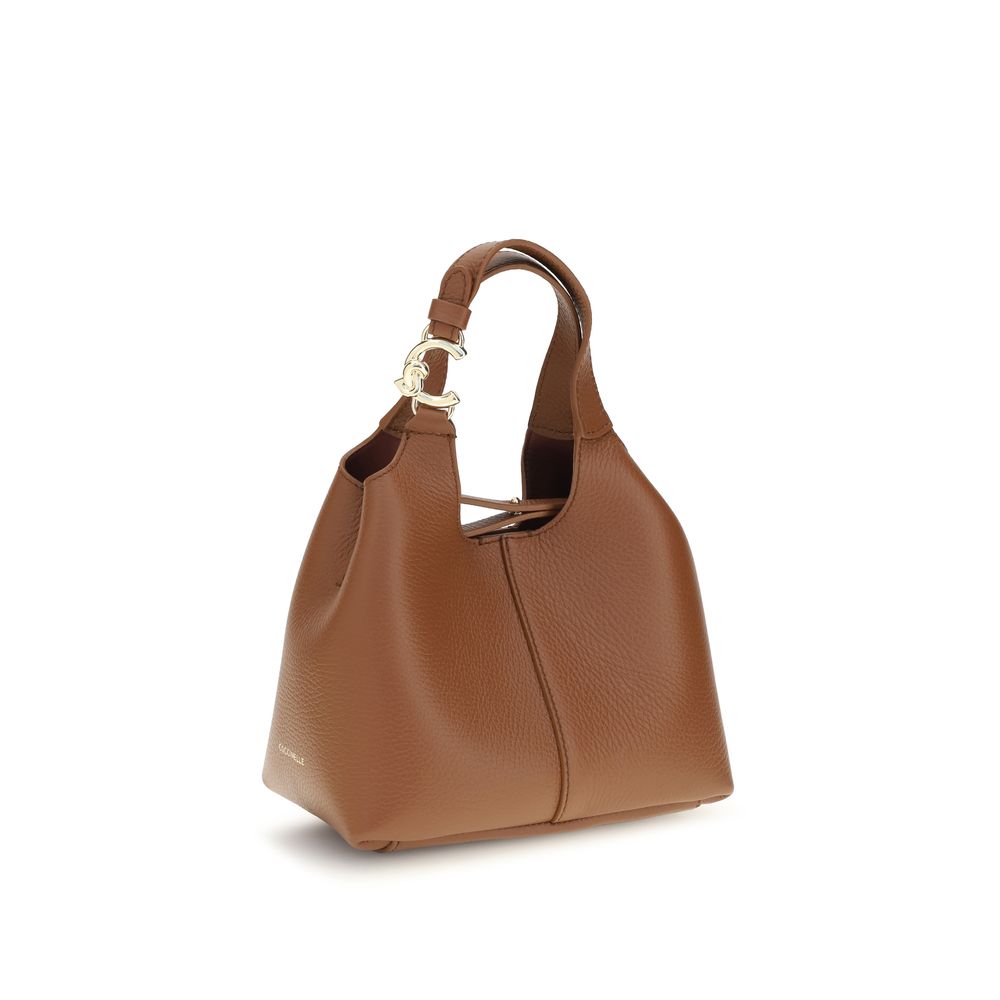 Coccinelle Brown Calf Leather Bos Taurus Shoulder Bag