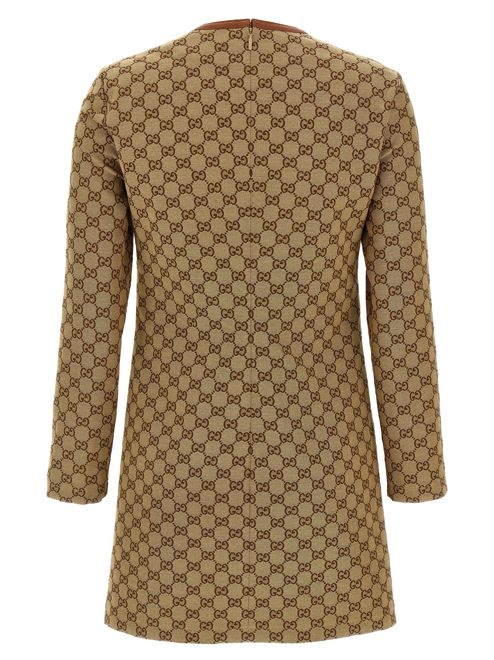 Gucci Beige Cotton Short Dress