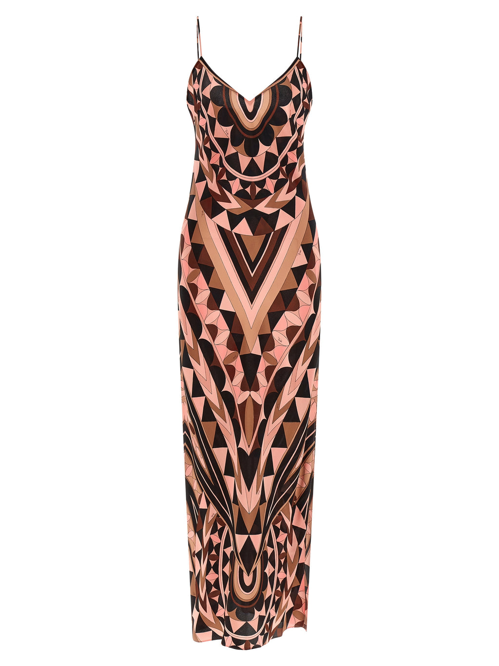 Emilio Pucci Multicolor Silk Long Dress