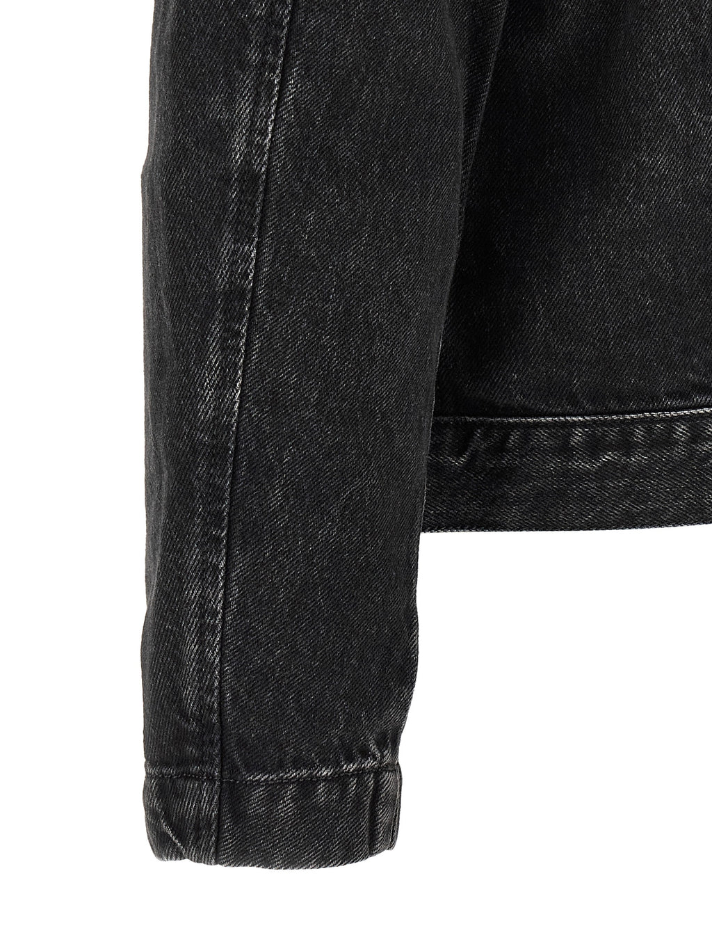Diesel Black Cotton Denim Jacket