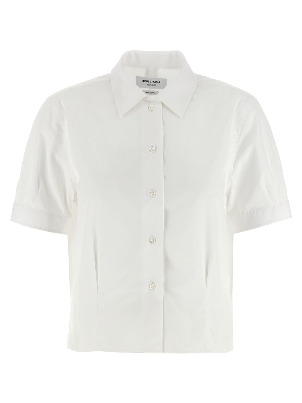 Thom Browne White Cotton Blouse