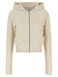 Off-White Beige Cotton Sweatshirt