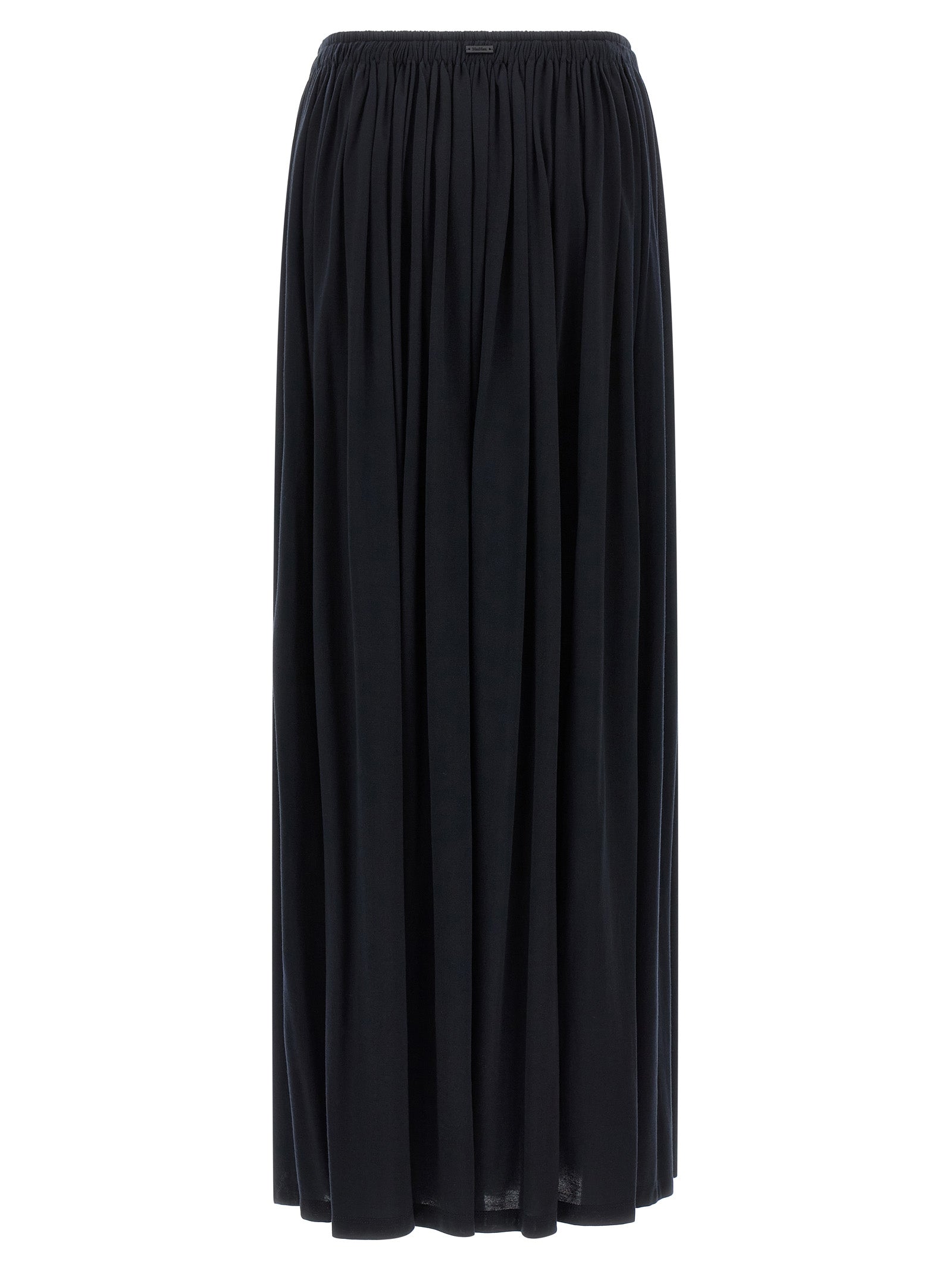Max Mara Blauer Lyocell-Minirock