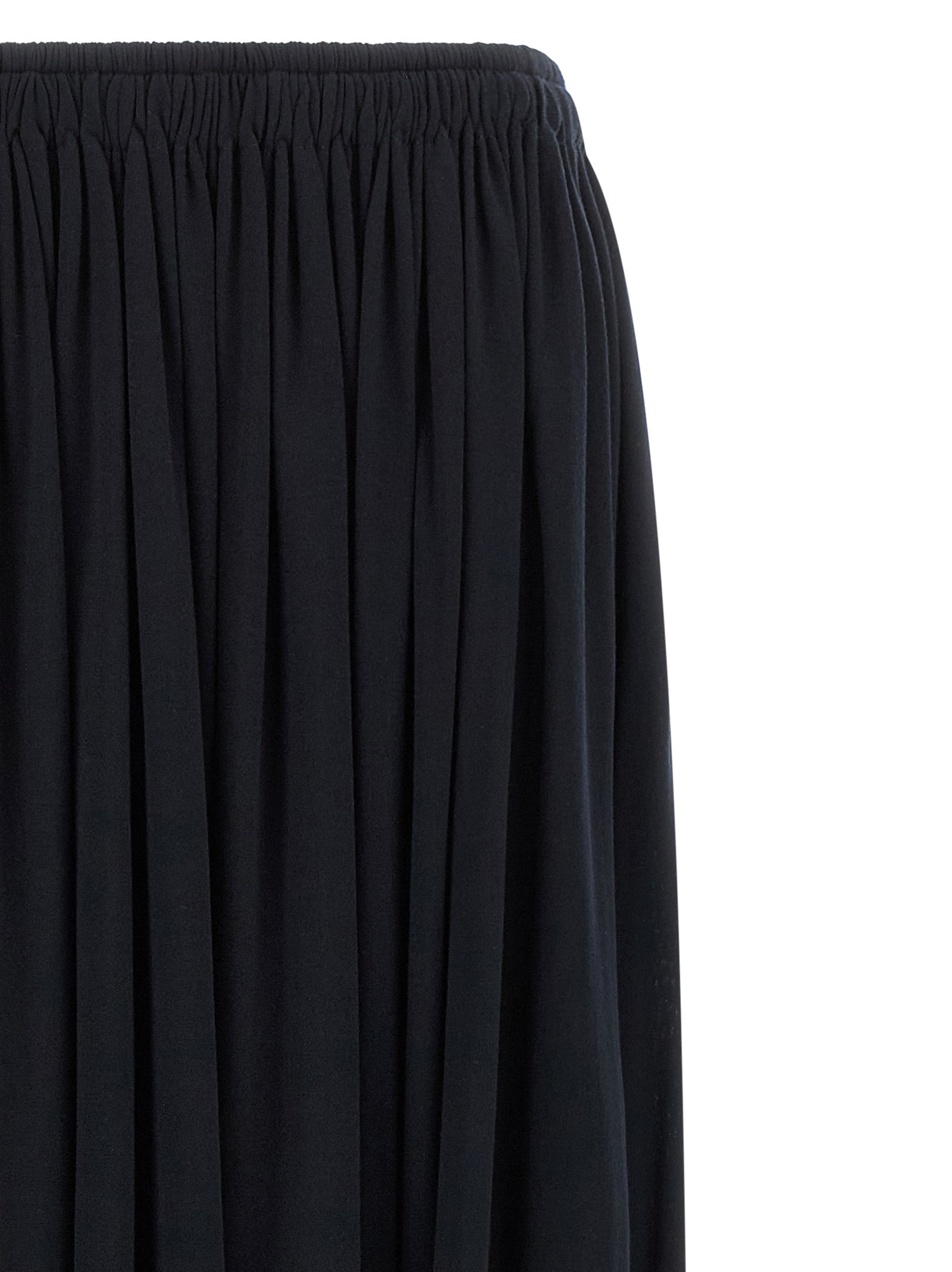 Max Mara Blauer Lyocell-Minirock