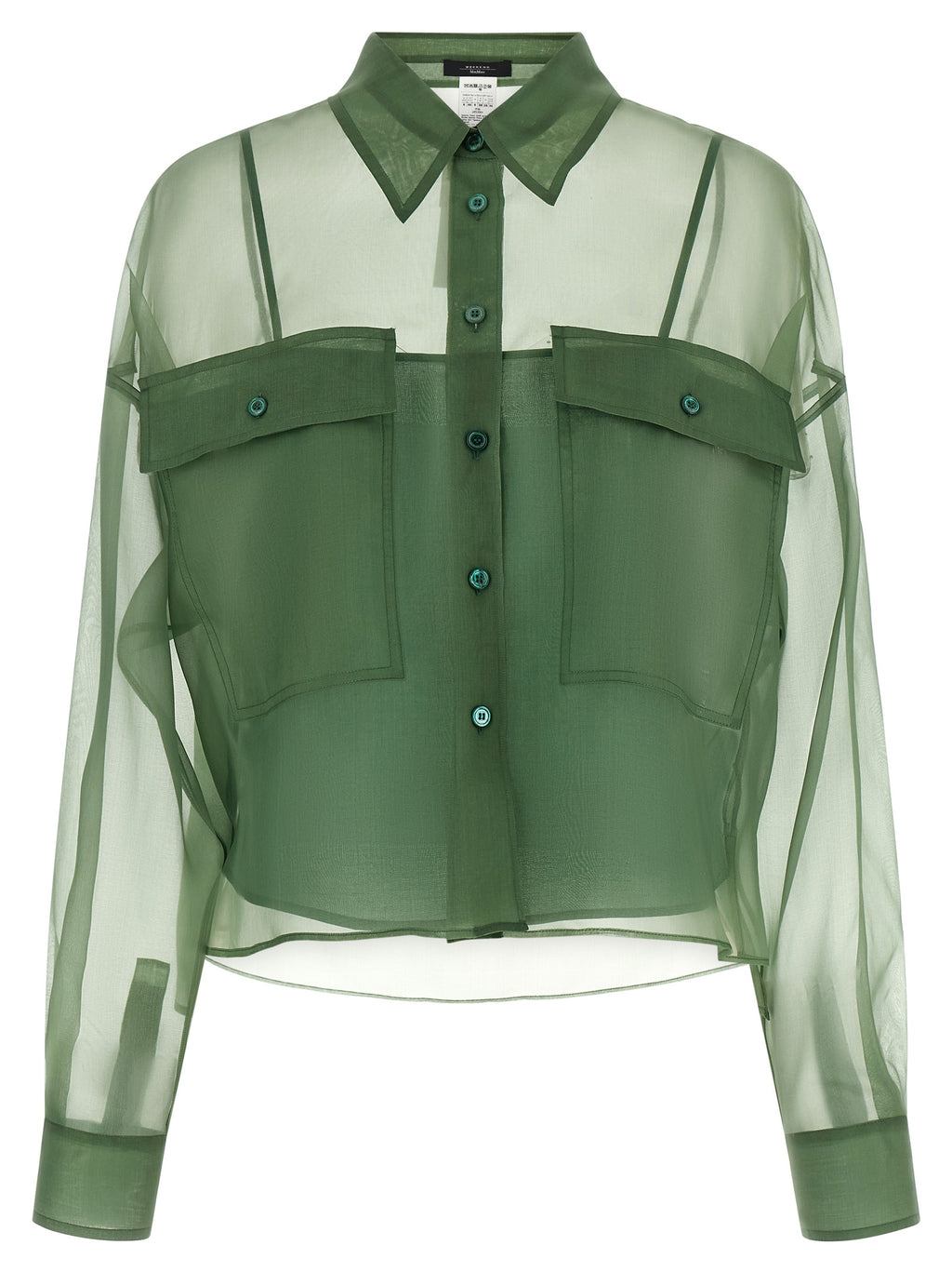 Max Mara Bicolor Cotton Blouse