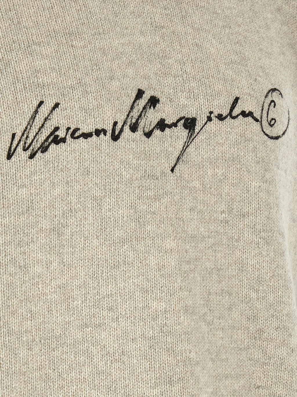 MM6 Maison Margiela Gray Wool Cardigan