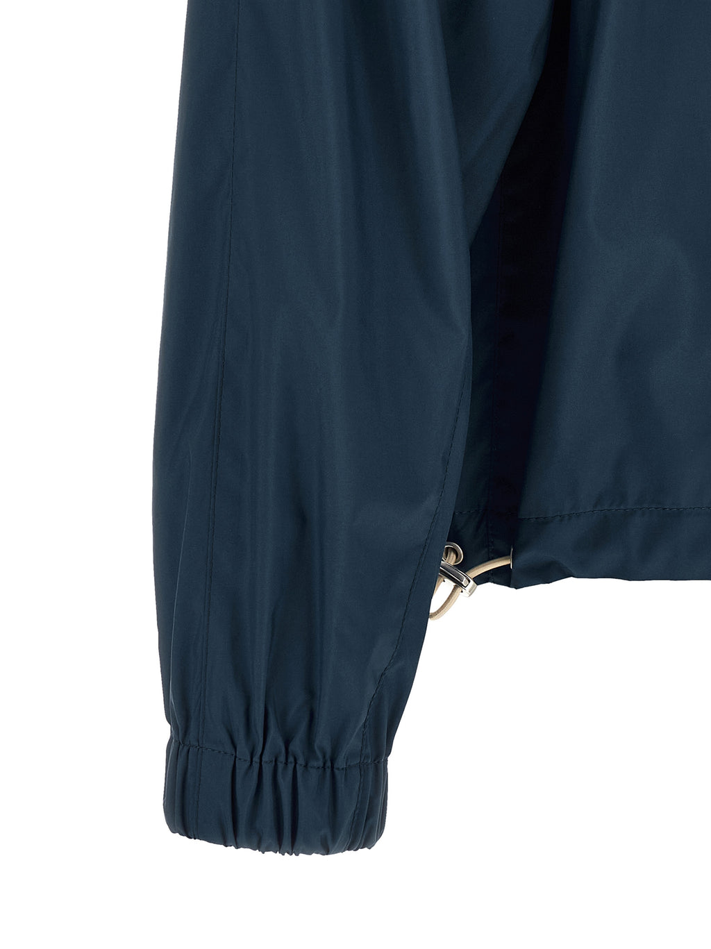Brunello Cucinelli Blue Polyester Full-Length Jacket