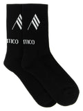 The Attico Bicolor Cotton Socks