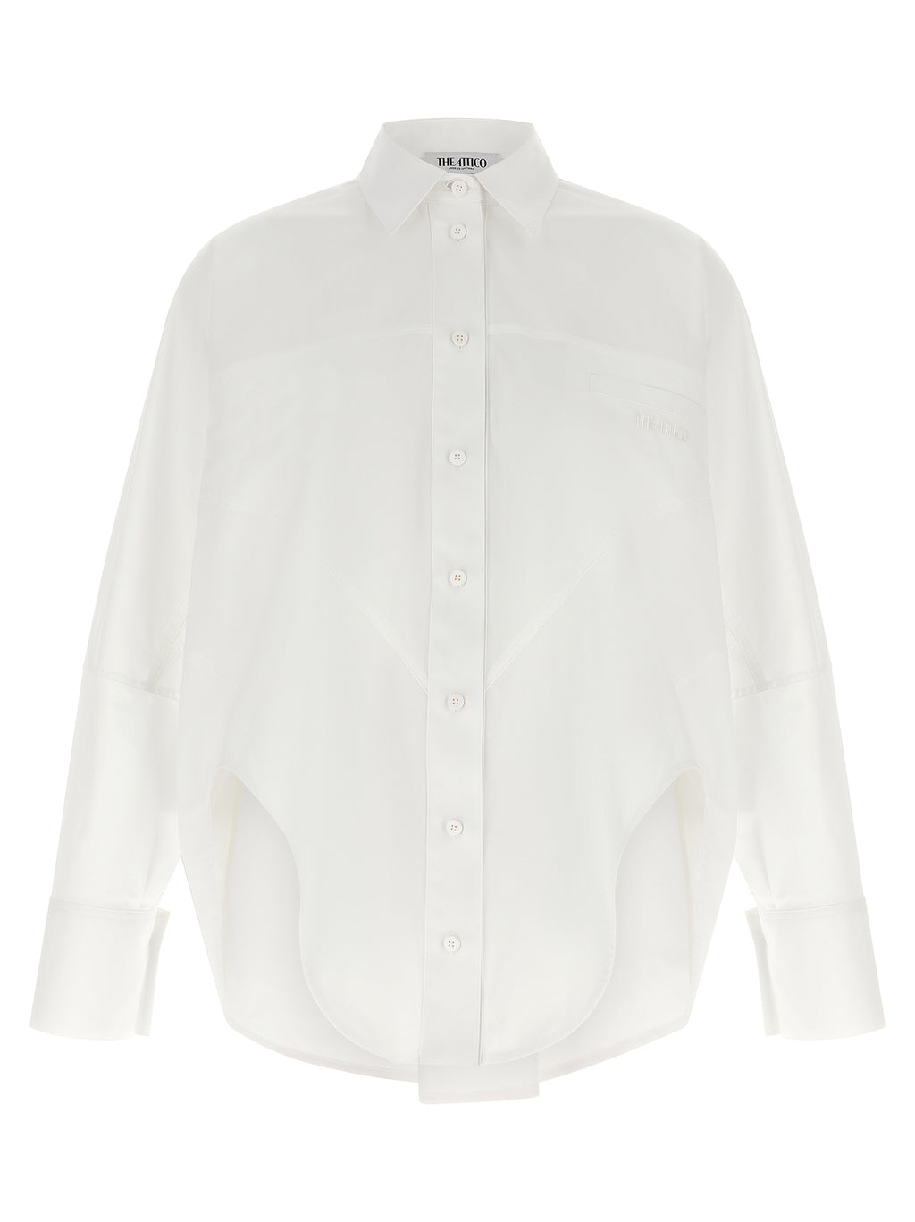 The Attico White Cotton Blouse