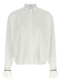 Brunello Cucinelli White Cotton Blouse