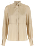 Brunello Cucinelli Beige Silk Blouse