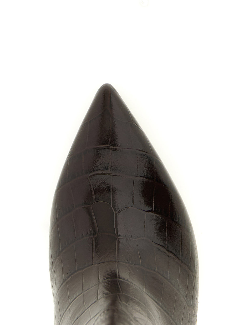 Paris Texas Brown Calfskin Over The Knee