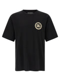 Dolce & Gabbana Black Cotton T-Shirt