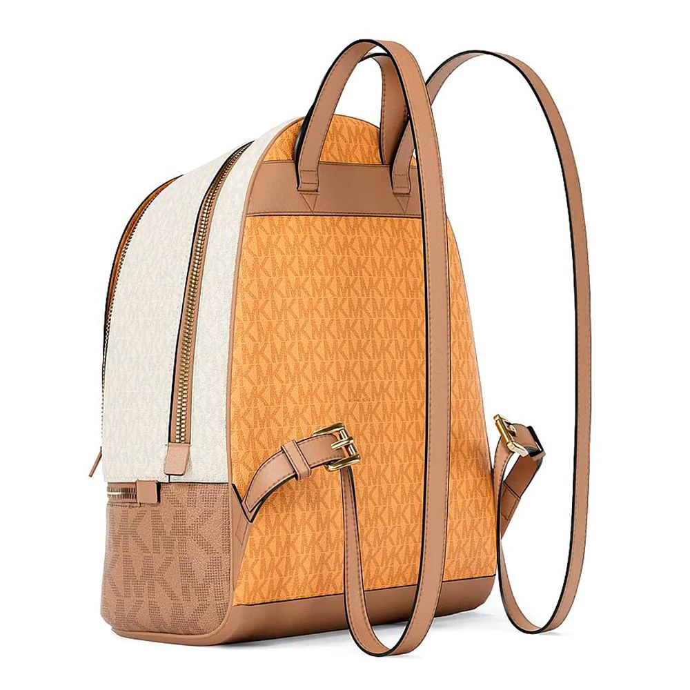Michael Kors Orange Canvas Backpack