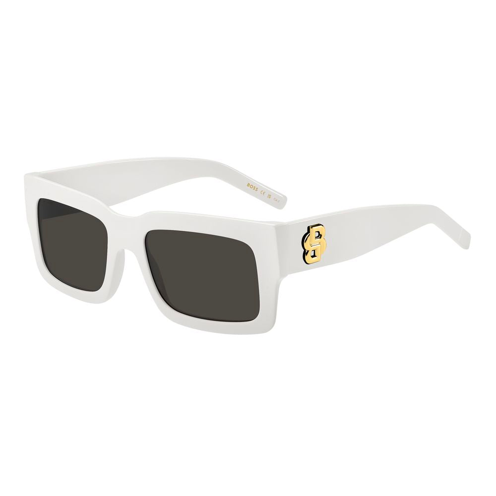 Hugo Boss White Acetate Sunglasses