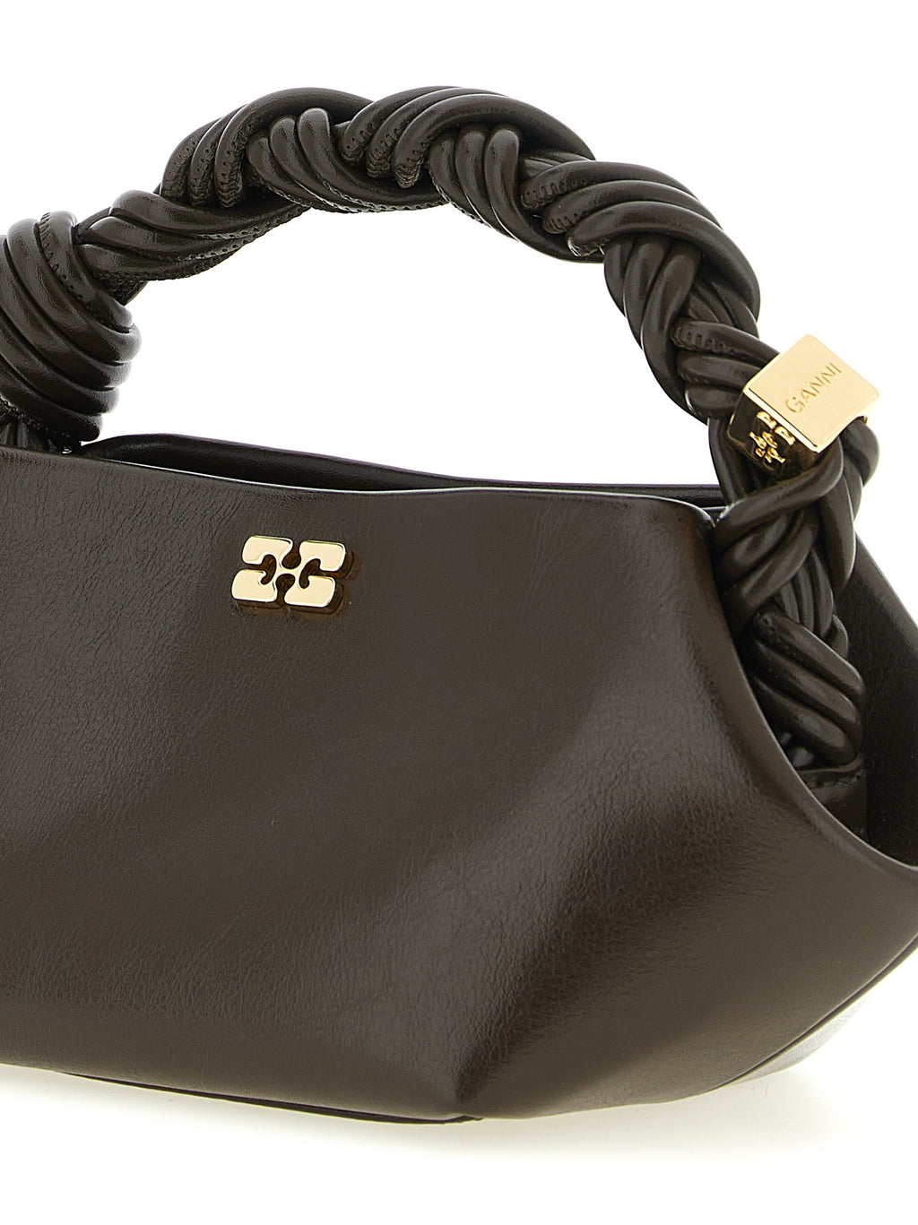 Ganni Brown Polyethylene Handbag
