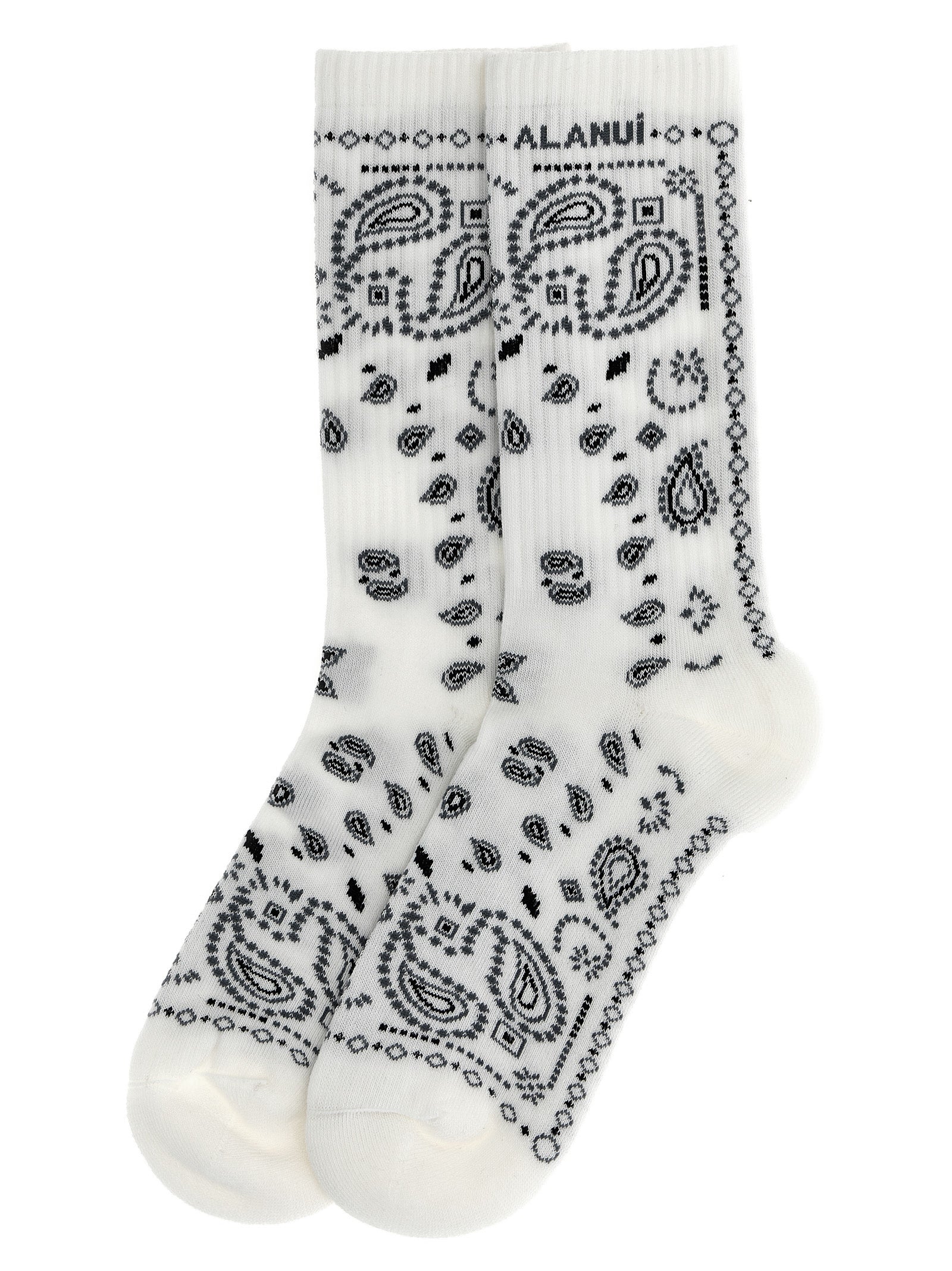 Alanui Bicolor Cotton Socks