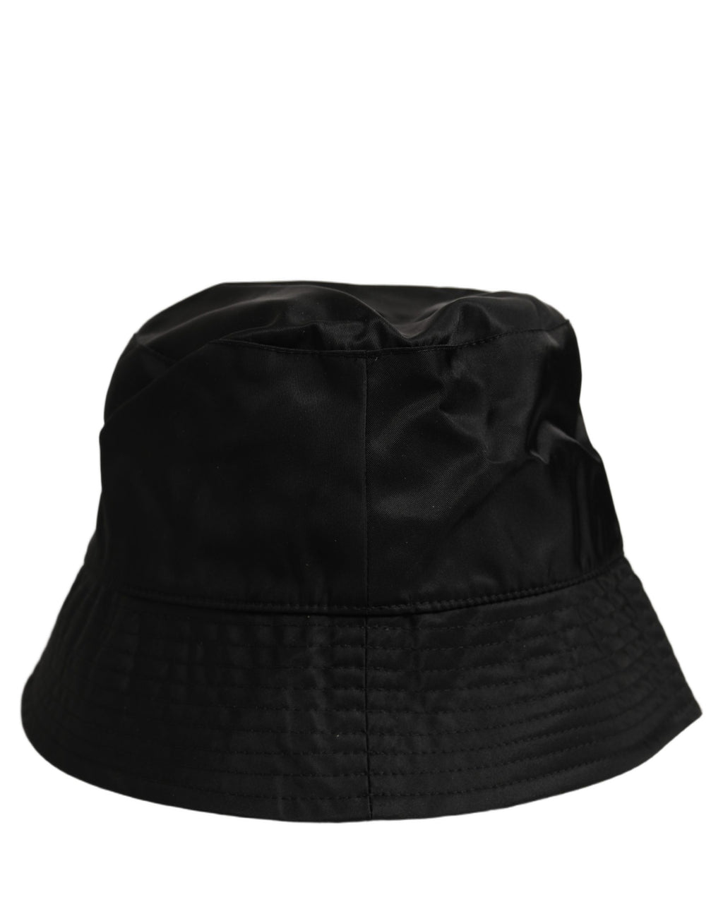 Dolce & Gabbana Men Black Nylon Wide Brim Bucket Capello Hat