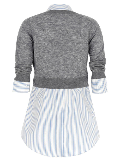 Alexander Wang Gray Wool Blouse