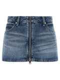 Alexander Wang Blue Cotton Bermuda Shorts
