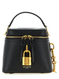 Balmain Black Calfskin Handbag