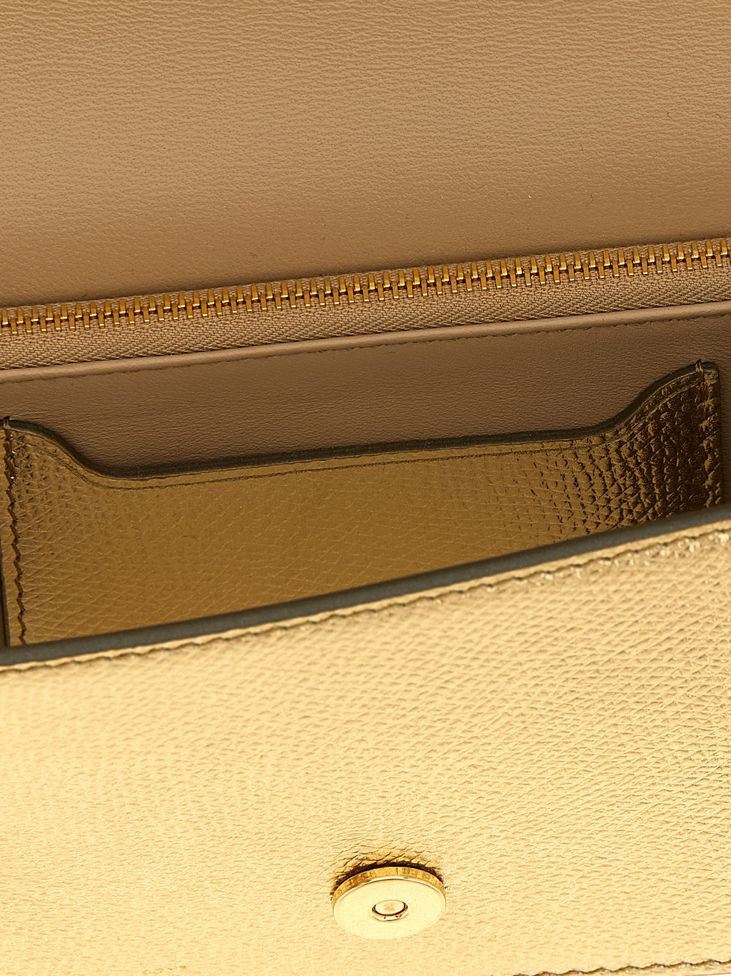 Valentino Garavani Gold Calfskin Crossbody Bag