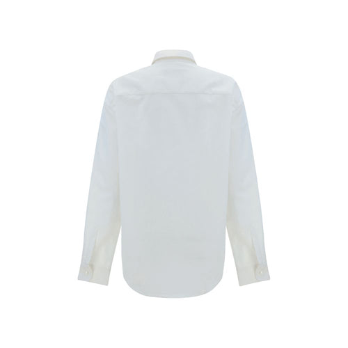 Ami Paris White Cotton Dress Shirt