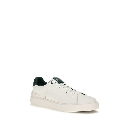 Balmain Sneakers aus weißem Kalbsleder Bos Taurus