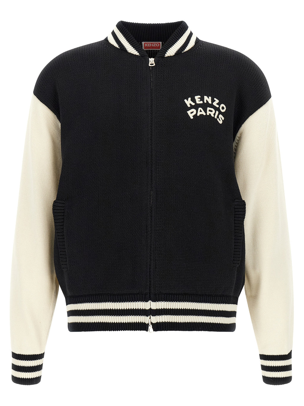 Kenzo Bicolor Cotton Cardigan