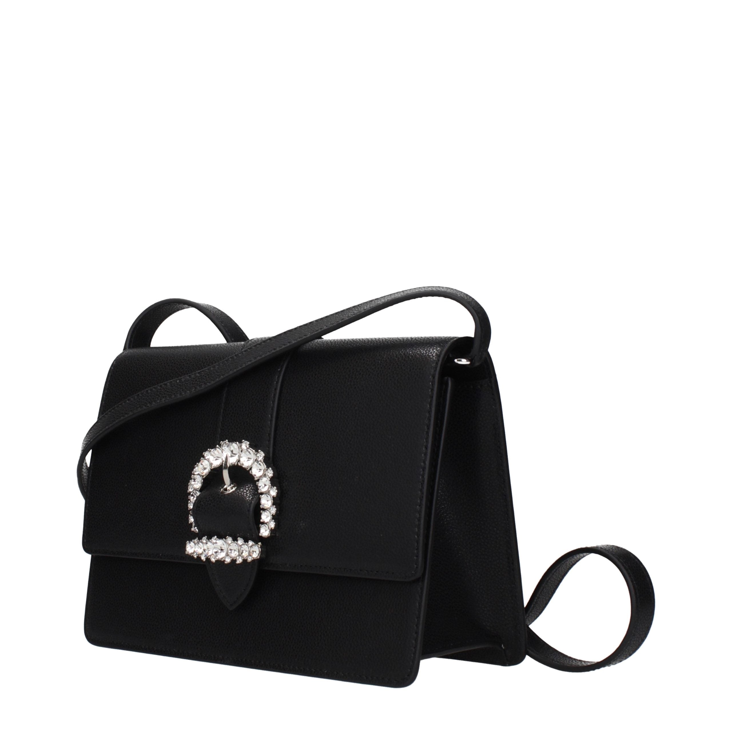 Jimmy Choo Zwart Leren Crossbody Tas
