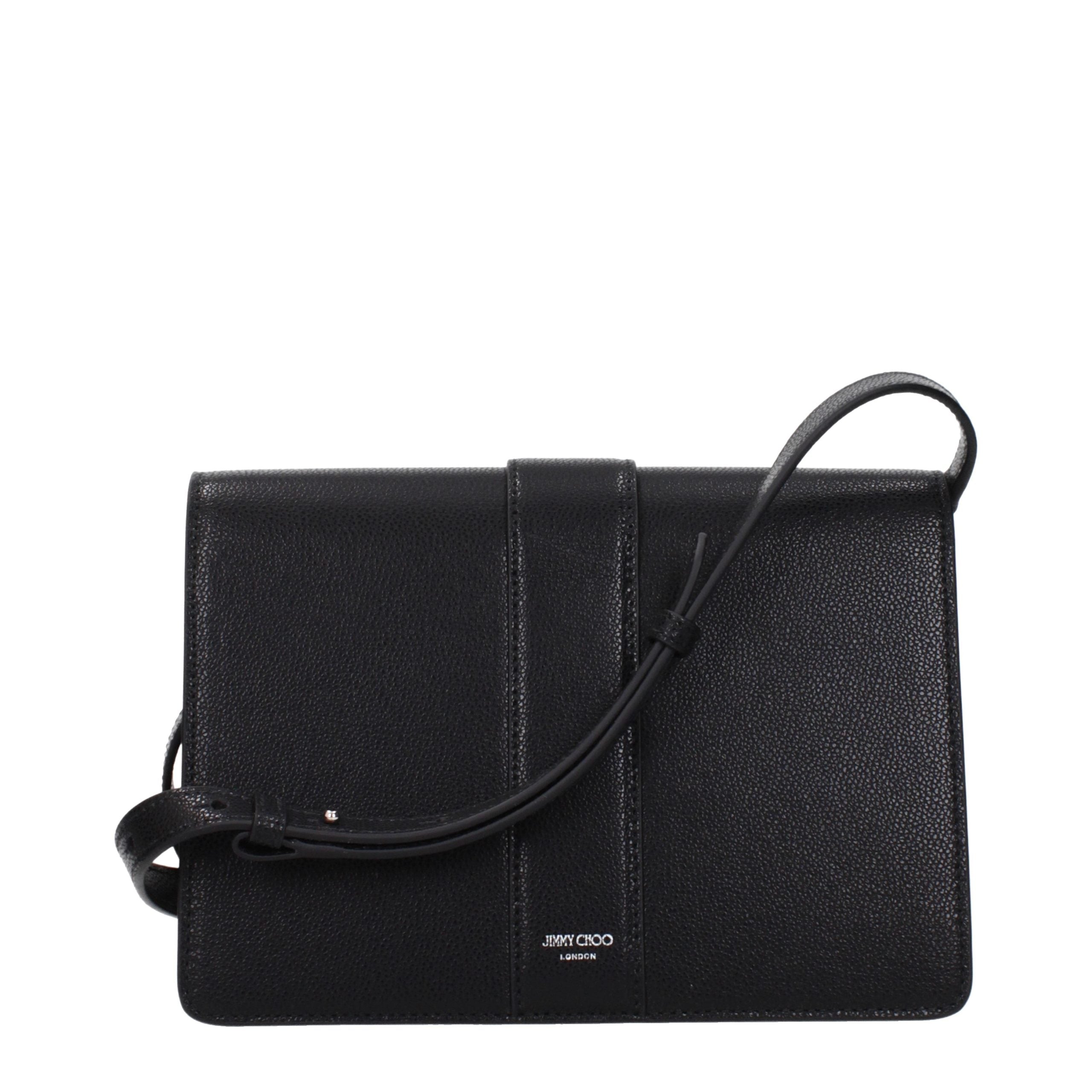 Jimmy Choo Zwart Leren Crossbody Tas
