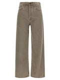Agolde Brown Lyocell Relaxed Fit Jeans